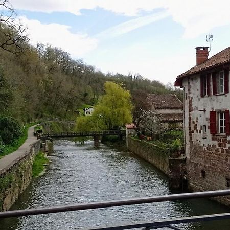 Saint Jean Pied De Port. Centre Ville. Rue Pietonne Zewnętrze zdjęcie