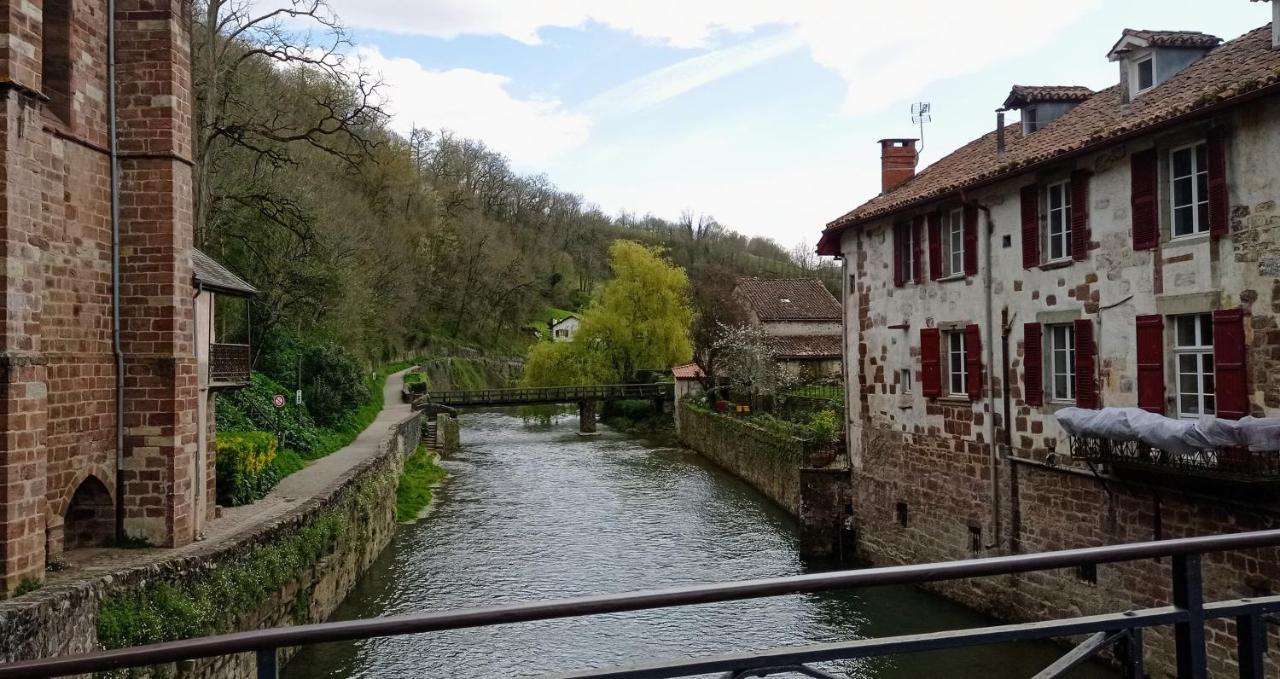 Saint Jean Pied De Port. Centre Ville. Rue Pietonne Zewnętrze zdjęcie